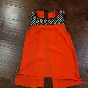 THML ~ Red Sleeveless Top ~ Size Small